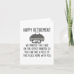 Lycklig pension kort