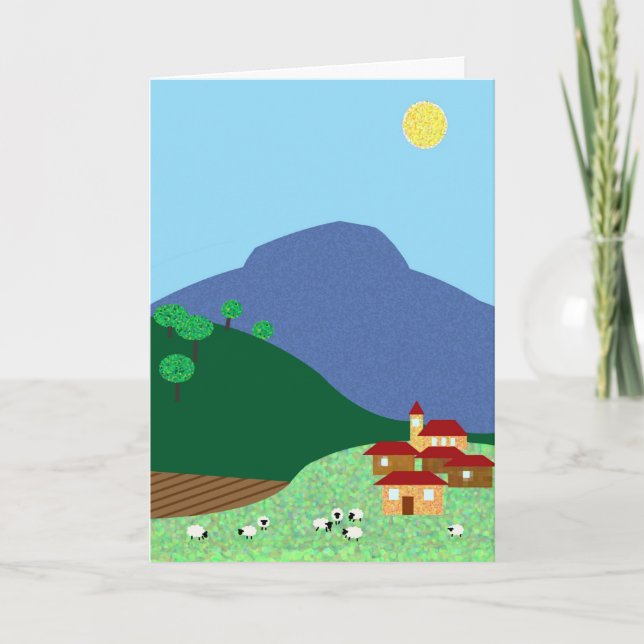 Lycklig pension kort (Framsida)