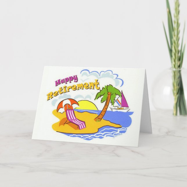 lycklig pension kort (Framsida)