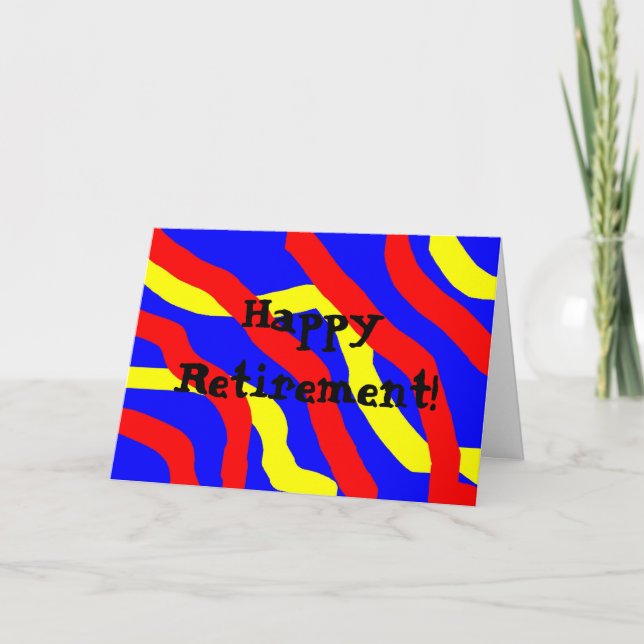 Lycklig Pension! Kort (Framsida)