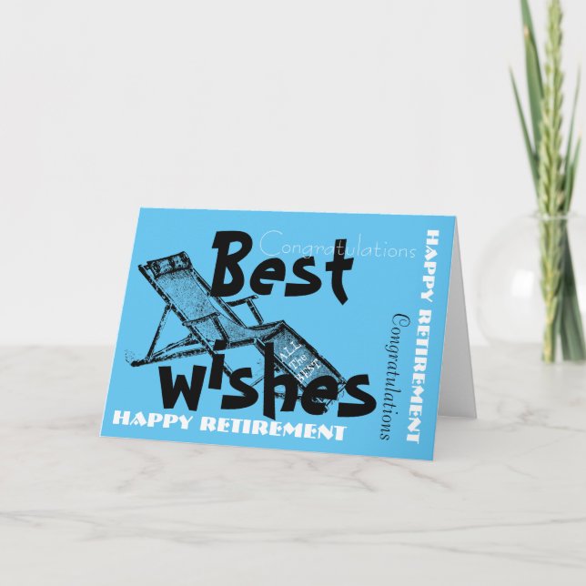 Lycklig Pension med Retro Deckherd Blue 2 Kort (Framsida)