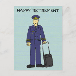 Lycklig Pension Pilot Vykort