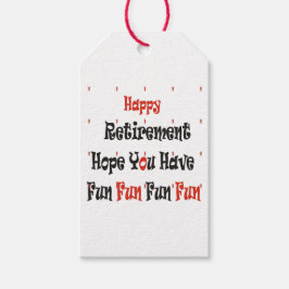 Lycklig Pension Presentetikett