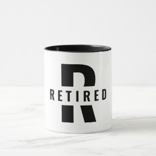 Lycklig Pension Retiring Retiring Retiring Retrött Mugg