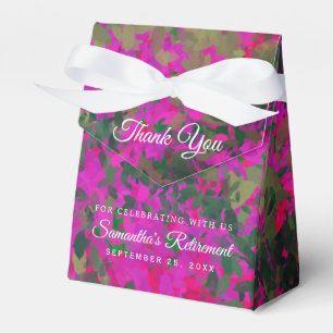 Lycklig Pension Rosa Blommigt Garden Hand Paífärg Presentaskar