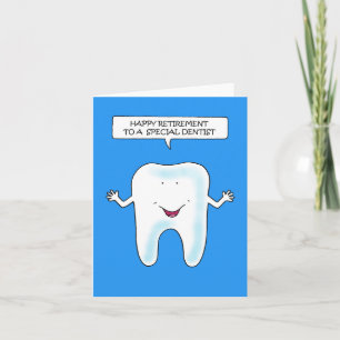 Lycklig Pension till dentist Kort