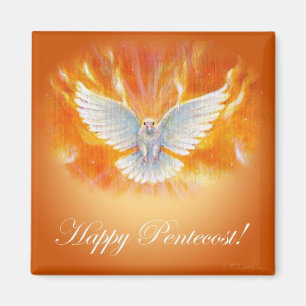 Lycklig Pentecost av Jenny McLaughlin Magnet