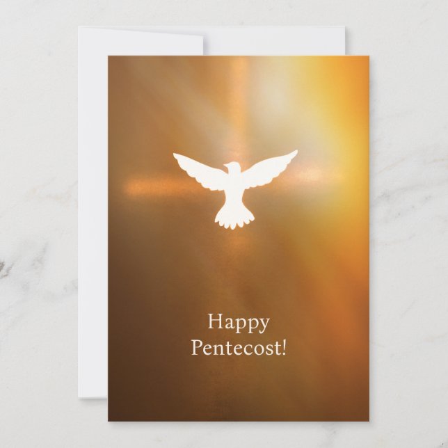 Lycklig Pentecost Julkort (Framsida)