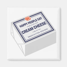 Lycklig People Eat Cream Cheese Magnet