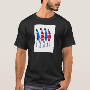 Lycklig People Maasai Warriors Walking Art Print Tröja