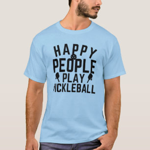 Lycklig People Play Pickleball T Shirt