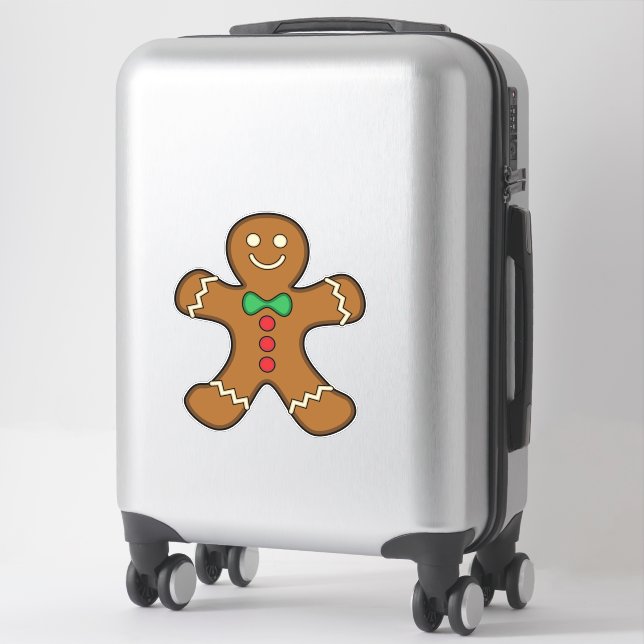 Lycklig Pepparkaksgubbe Klistermärken (Resväska)