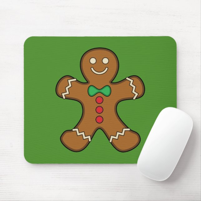 Lycklig Pepparkaksgubbe Musmatta (Med mus)