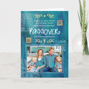 Lycklig Pesach. Anpassadets fotokort Kort