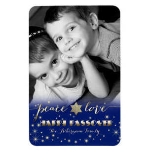 Lycklig Pesach. Anpassningsbar Photo Magnet