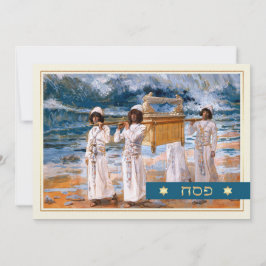 Lycklig Pesach. Fine Art Passover-hälsningskort Kort