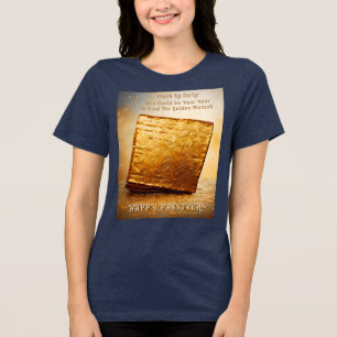 Lycklig Pesach! Golden Matzah T Shirt