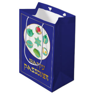 Lycklig Pesach in Blue