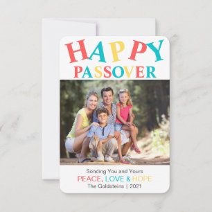 Lycklig Pesach Personlig Colorful Peace Photo
