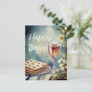 Lycklig Pesach Pesach Postkort för judisk Helgda Vykort