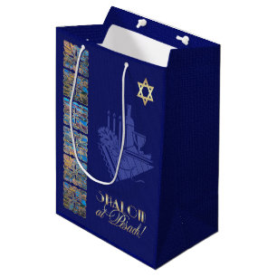 Lycklig Pesach. Seder Bord Icon Gift Papprare Bags