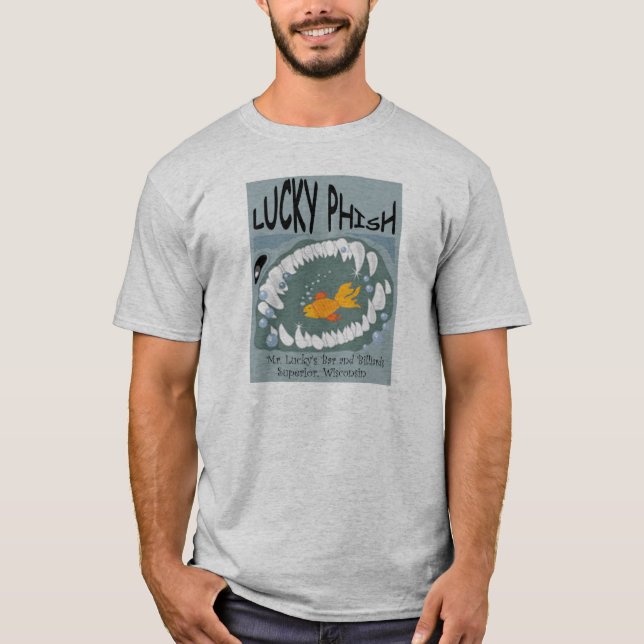 Lycklig Phish T-tröja T-shirt (Framsida)