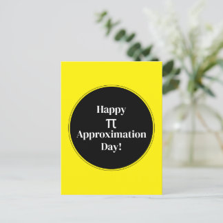 Lycklig Pi-approximationsdag 22 juli 2002 Vykort