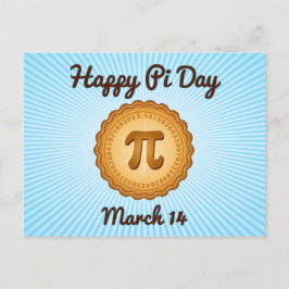 Lycklig Pi-dagarskort Vykort