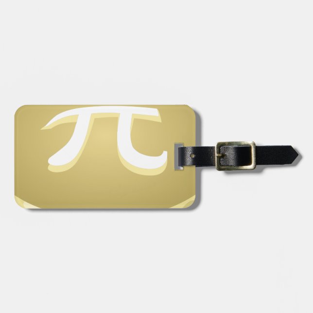 lycklig pi-dagen paj bagagebricka (Horisontell Framsida)