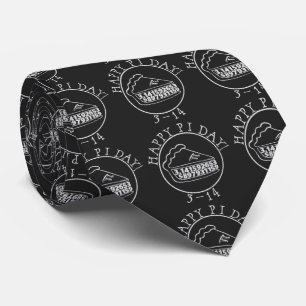 Lycklig Pi-dagschalkboard paj tie Slips
