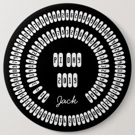 Lycklig Pi Day 2019 Math Digits 3,14 matematik Knapp