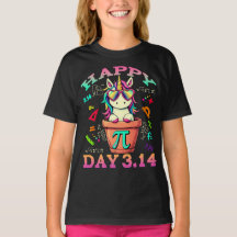 Lycklig Pi Day 3.14 Unicorn for Teacher Kids Girls
