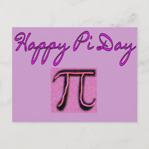 Lycklig Pi Day—Artsy Vykort
