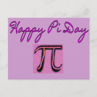 Lycklig Pi Day—Artsy Vykort