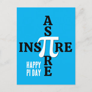 LYCKLIG PI DAY Aspire Inspire Vykort