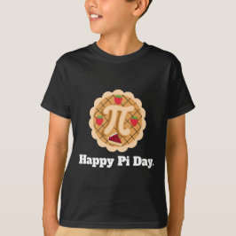 Lycklig Pi Day Cherry Paj Cute 3,14 Boys Kids T Shirt