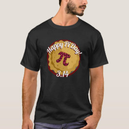 Lycklig Pi Day | Cherry Paj T Shirt