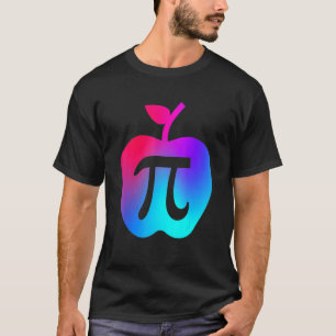Lycklig Pi Day Cute Apple Paj 3 14 Funny Science M T Shirt