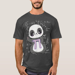 Lycklig Pi Day Cute Panda Björn 3 T Shirt
