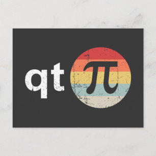 Lycklig Pi Day Cutie Pi Helg Vykort