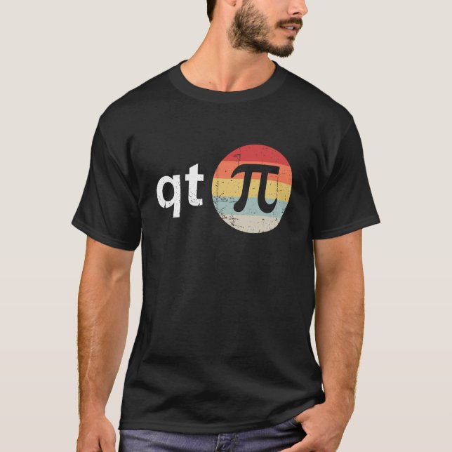 Lycklig Pi Day Cutie Pi T Shirt (Framsida)