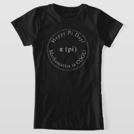 Lycklig Pi Day Digits Elegant Math Science School T Shirt