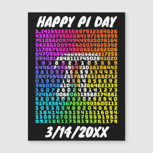 Lycklig Pi Day Funny School Math Brev Art