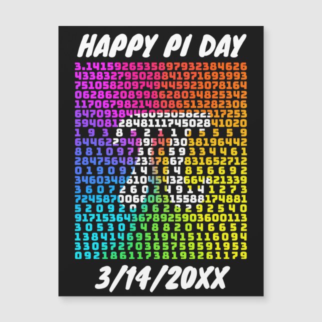 Lycklig Pi Day Funny School Math Brev Art (Framsida)