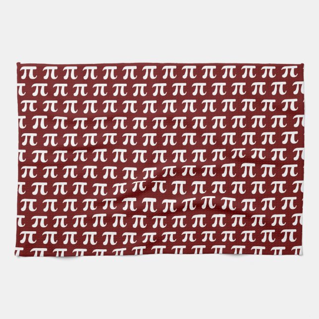 Lycklig Pi Day Kitchen Towel Kökshandduk (Horisontell)