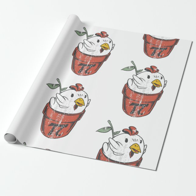 lycklig pi day kycklingpot paj pun presentpapper (Utrullad)