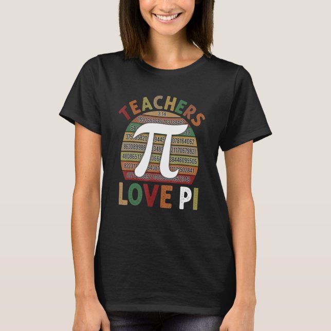 Lycklig Pi Day Matematemat Math Teacher Peace Kärl T Shirt (Framsida)