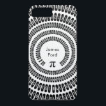 Lycklig Pi Day Math Digits 3.14 Mathematics Funny<br><div class="desc">Lycklig Pi Day Math Digits 3.14 Matematics Kärlek Typography Black and White Numbers Custom Name James Ford,  du kan byta namn,  iPhone 7 Plus Fodral</div>