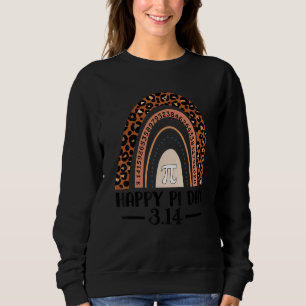 Lycklig Pi Day Mathemthemtheme Math Lacher Leopard T Shirt