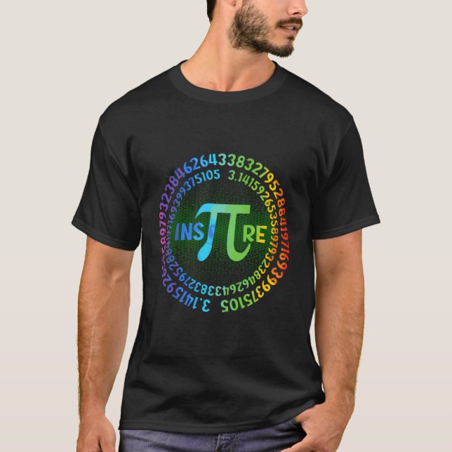 Lycklig Pi Day Shirt Pi Symbol Math Teacher Inspir T (Framsida)